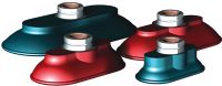 Copas de Vacio Planas Ovaladas - Oval Flatfoot Vacuum Cups - Ventosas - DESTACO -